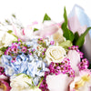 Graceful Blue Hydrangea Bouquet, Mixed Floral Bouquets, Floral Gifts, Hydrangea, Roses, NY Same Day Delivery New York