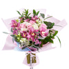 Graceful Pink Hydrangea Bouquet, Pink Hydrangeas, Mixed Floral Bouquets, Mixed Floral Arrangements, Floral Bouquets, Floral Gifts, NY Same Day Delivery. New York Blooms