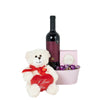"I Love You" Gift Basket, Wine Gifts, Plushies Gifts, Gourmet Gifts, NY Same Day Delivery