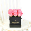 Impeccable Pink Rose Hat Box - New York Blooms - New York delivery