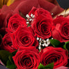 Valentine’s Day Dozen Red Rose Bouquet With Box & Chocolate from New York Blooms - Floral Gift Set - New York Delivery.