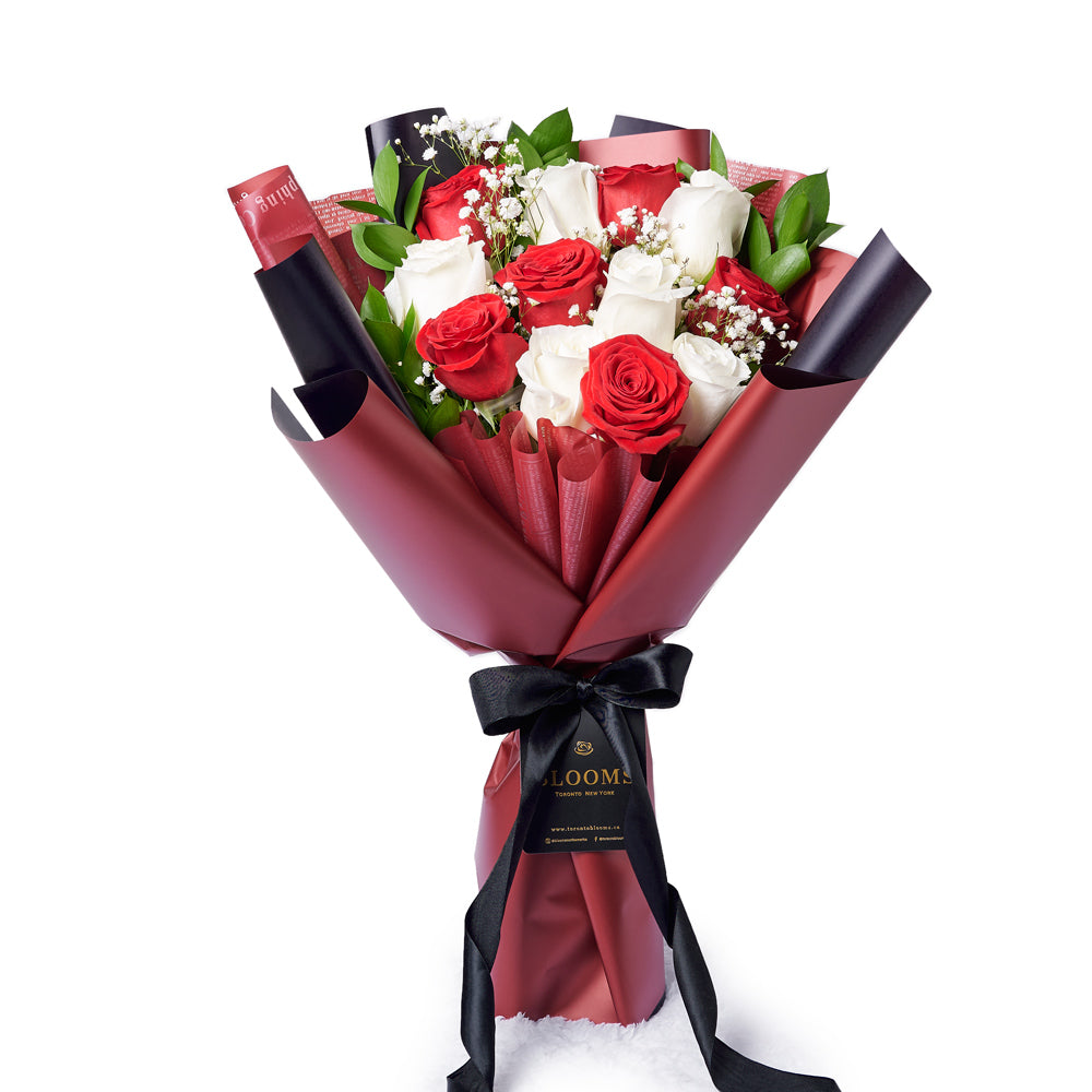 Bouquet '50 red roses' - order and send for 233 $ with same day delivery -  MyGlobalFlowers