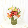 Livewire Lilies Flower Gift, Lily Gifts, Floral Gifts, Mixed Floral Arrangement Hat Box, NY Same Day Delivery