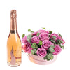 Luxe Passion Flowers & Champagne Gift - New York Blooms - New York delivery