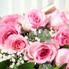Mother’s Day 12 Stem Pink Rose Bouquet from New York Blooms - Flower Gifts - New York Delivery.