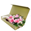 Mother’s Day 12 Stem Pink & White Rose Bouquet with Box from New York Blooms - Mixed Floral Gift Box - New York Delivery.