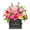 Mother’s Day Select Floral Gift Box, Mother's Day Gifts, Floral Gifts, Roses, Tulips, Peruvian Lilies, Berbera, Daisies, Mixed Floral Arrangement Hat Box, NY Same Day Delivery