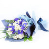 Muted Grace Rose Bouquet, Roses, Iris, Mixed Floral Bouquets, NY Same Day Delivery