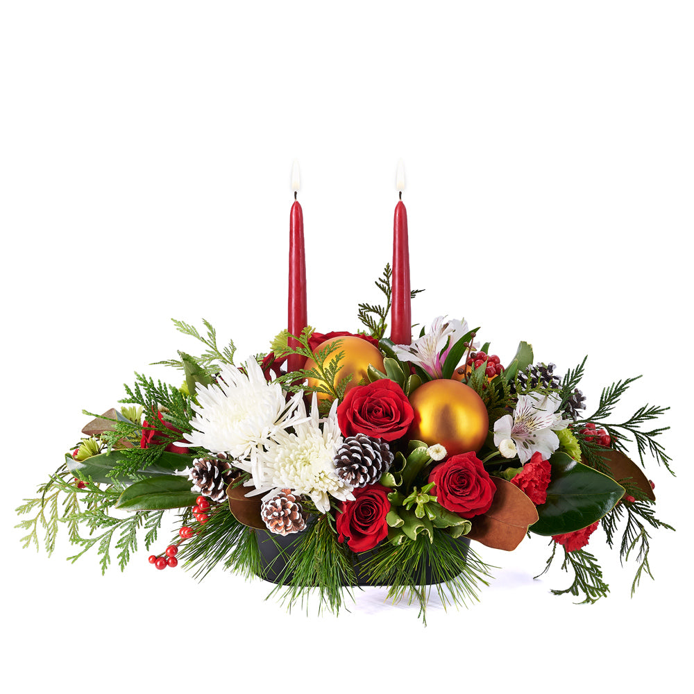 holiday,  christmas,  Mixed Floral Arrangement,  Mix Floral Arrangement,  Floral Arrangement,  Set 24018-2021, holiday floral delivery, delivery holiday floral, christmas arrangement usa, usa christmas arrangement
