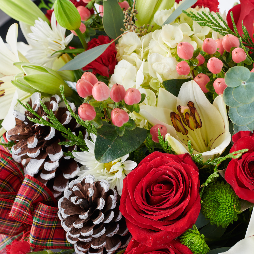 ‘Tis the Season Holiday Box Arrangement from New York Blooms - Flower Gifts - New York Delivery.