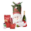 Celebrate the holiday season in style with the Holiday Stocking Champagne Gift Set in New York Blooms