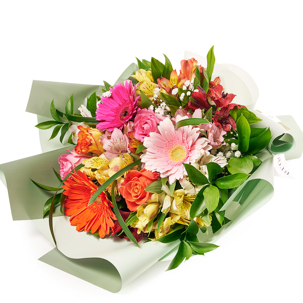 Parisian Brilliance Peruvian Lily Bouquet from New York Blooms - Mixed Floral Gifts - New York Delivery.