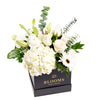 Pops of Joy Floral Centerpiece from New York Blooms - Mixed Floral Hat Box - New York Delivery.