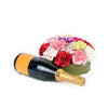 Simple Surprise Flowers & Champagne Gift from New York Blooms - Champagne & Flower Gift Set - New York Delivery.