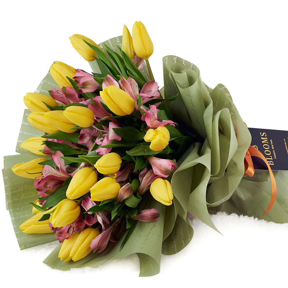 Spring Radiance Mixed Bouquet from New York Blooms - Floral Gifts - New York Delivery.