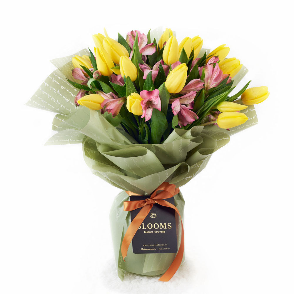 Spring Radiance Mixed Bouquet from New York Blooms - Floral Gifts - New York Delivery.