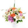 Spring Rose & Lily Arrangement. Mixed Floral Gifts, Floral Gift Baskets, Mixed Floral Arrangement, NY Same Day Delivery