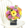 Summer Dreams Mixed Arrangement, Mixed Floral Arrangement Hat Box, Floral Gifts, Gift Baskets, NY Same Day Delivery