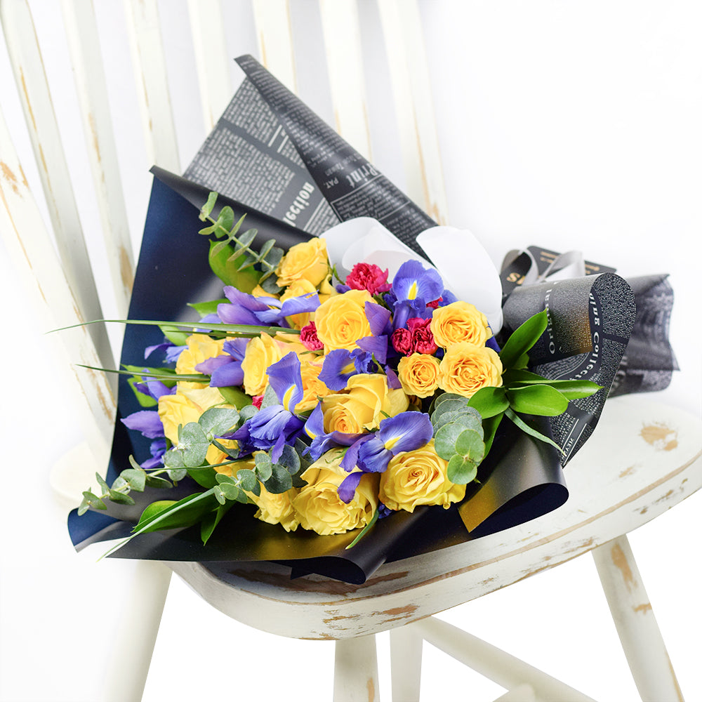 Summer Meadow Mixed Floral Bouquet from New York Blooms - Mixed Floral Gifts - New York Delivery.