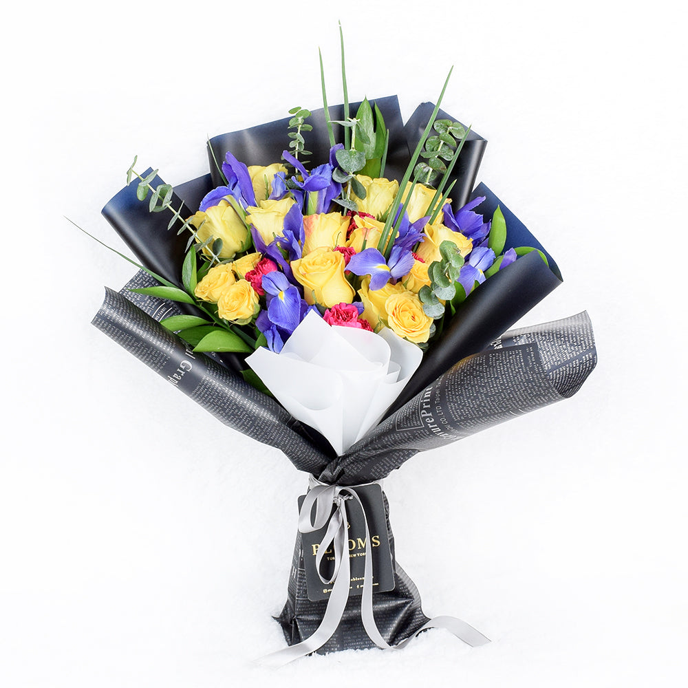 Summer Meadow Mixed Floral Bouquet from New York Blooms - Mixed Floral Gifts - New York Delivery.