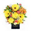 Sunrise Mixed Floral Bouquet, Mixed Floral Arrangement, Floral Gifts, Chrysanthemums, Gerberas, Peruvian Lilies, NY Same Day Delivery