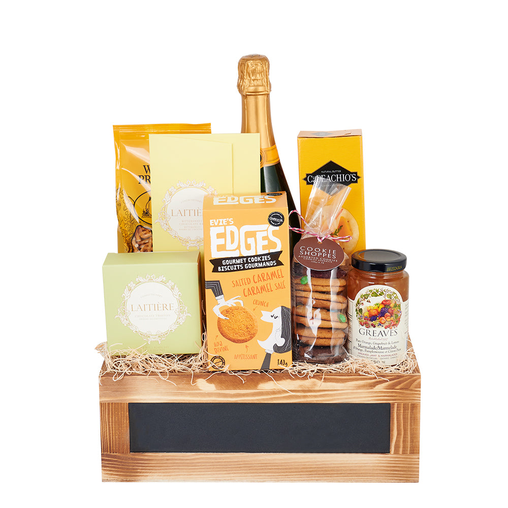 The Picnic Celebration Gift Basket from New York Blooms - Champagne Gift Baskets - New York Delivery.