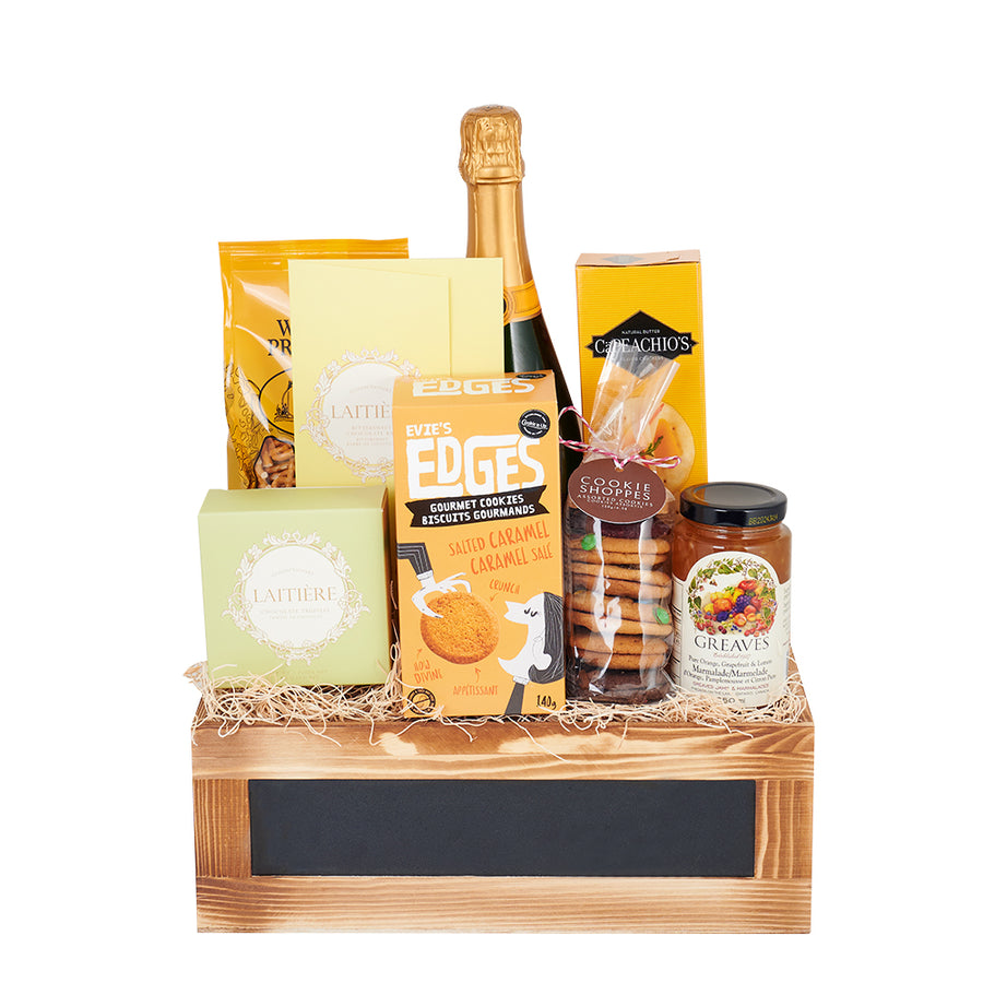 The Picnic Celebration Gift Basket from New York Blooms - Champagne Gift Baskets - New York Delivery.