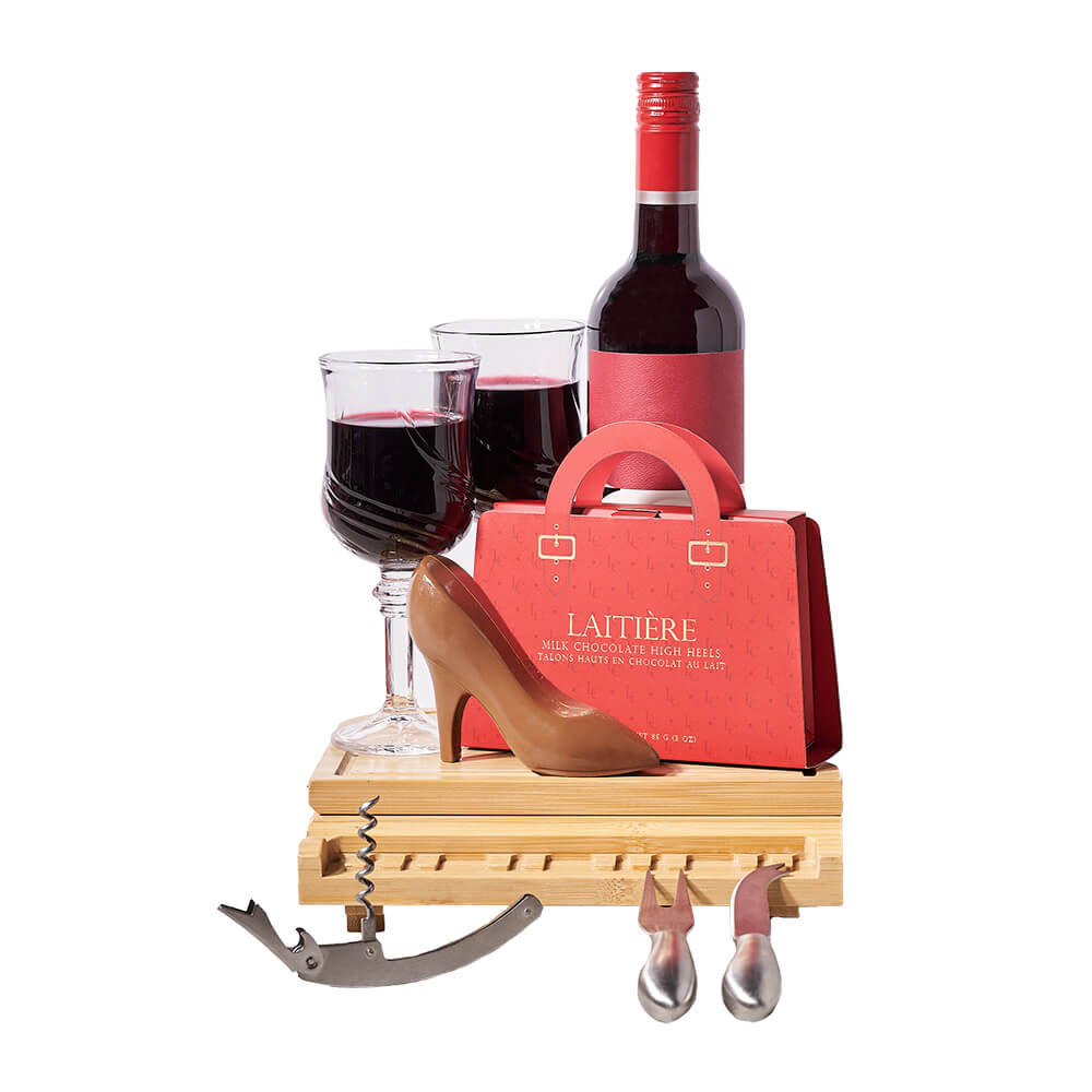 Wine & Chocolate Heel Set