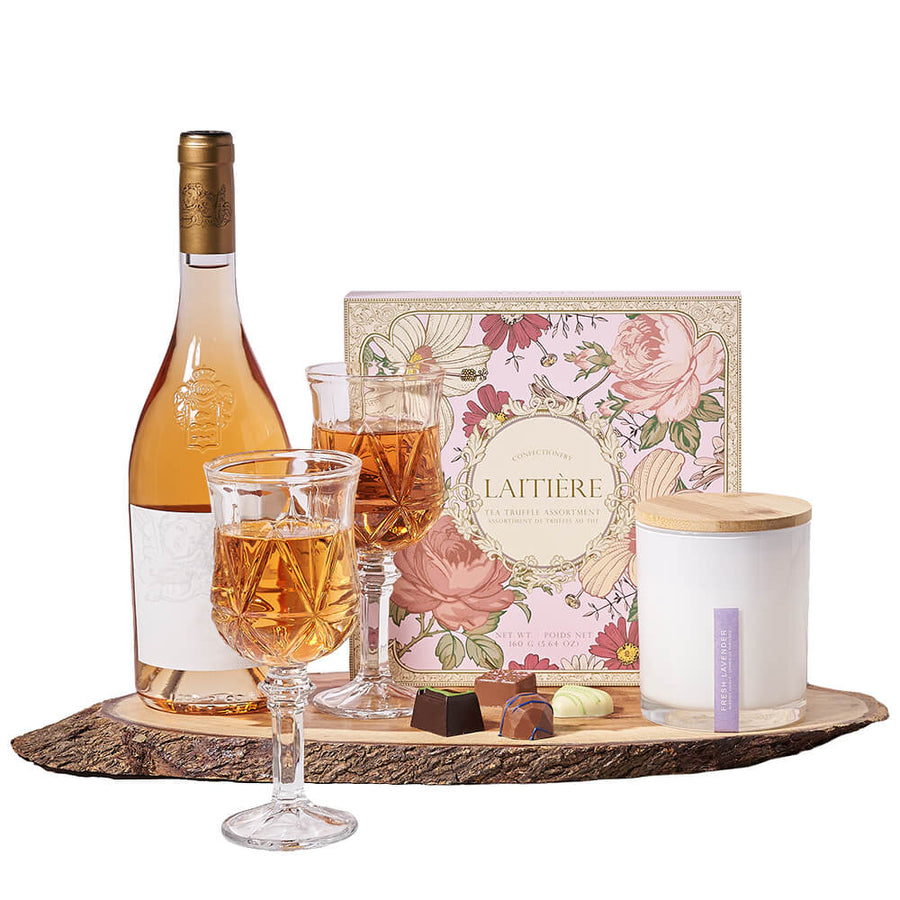 Wine & Fine Things Set from New York Blooms - Wine Gift Set - New York Delivery.