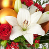 Celebrate the season with something merry and bright! The Joyous Christmas Floral Arrangement is the perfect gift to delight your loved ones.